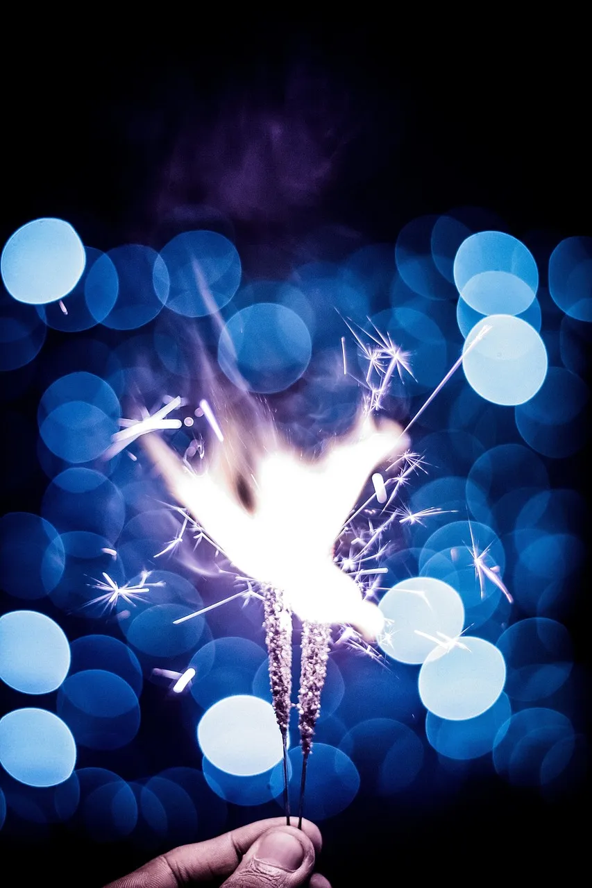 Fireworks at South County Park, July 4th, 2016