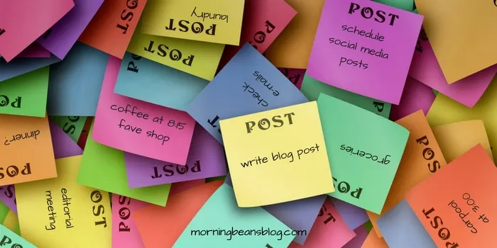 When you're overwhelmed, little colorful notes help you keep it together.